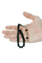 Black 33-bead Glass Prayer Beads