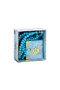 Velvet Covered Mini Quran Box - With Rosary - Blue - 3