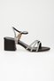 Brilliant Series Stoned Ankle Strap Women's Heeled Shoes - 4