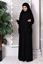 طقم صلاة عملي من قطعتين 8016 أسود - 5