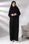 One Piece Women's Prayer Dress with Bag Black - 3