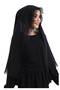 Needle Embroidered Lace Scarf Demor Mevlüt Shawl Black - 6