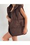 Hooded Oversize Boyfriend Puffer Vest - 2