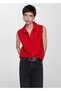Sleeveless Lyocell Shirt