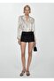 Striped wrap blouse - 2