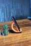 Adjustable Phone and Tablet Stand with Gear Design - Orange / Black