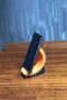 Adjustable Phone and Tablet Stand with Gear Design - Orange / Black - 2