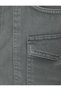 Comfortable Cargo Mini Skirt - Front Pocket Detail - 6