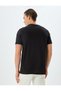 Crew Neck Slogan Printed Cotton T-Shirt - 4