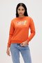 Re-Carina Orange Women's Sweatshirt - 3