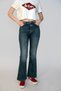 Luna High Waist Flared Cut Wide Leg Acerra Tb Mid Women's Jean Pants