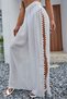 Pom-Pom Slit Detailed Beach Pants Pareo - 5