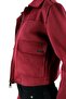 Poem Women's Nubuck Coat Burgundy - 5