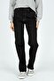 Diana High Waist Regular Fit Straight Leg 100% Cotton Black Women's Jean Pants - 2