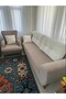 Plain Jacquard 3 Seater Mink Sofa Cover |   Elastic Seat Cover | Sofa Bed Cover |   Seat Cover - 3
