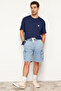 Mavi Regular Fit Kargo Cepli Denim Kot Şort & Bermuda TMNSS24SR00012 - 5