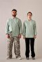C-04 SOFT LINEN - سترة الشيف الكتانية النسائية باللون الأخضر النعناعي - 4