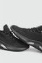 Orthopedic Sole Ultra Comfortable Slip-on Unisex Black Knitwear Sports Shoes - 3