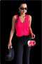 Vest with Front Buttons Standard Size Knitwear Vest - 2