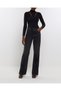 Bodysuit with Collar and Sleeves with Tulle Details - 4