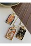 Vip Series - Orange Stone Women's Anti-Tarnish Steel Women's Gold Necklace - 4