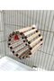 Natural Wooden Perch Nest with Bell for Budgie and Birds of All Sizes - 3
