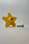 Yellow Star Cabinet Handle -Modern, Stylish and Durable Furniture Handle for Children's Room, Kitchen and Bathroom, Dy - 5