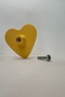 Yellow Heart Cabinet Handle - Modern, Stylish and Durable Furniture Handle for Children's Room, Kitchen and Bathroom, Dk - 5