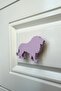 Purple Lion Cabinet Handle - Fun and Durable Furniture Handle for Children's Room, Kitchen and Bathroom