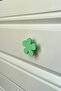 Green Clover Cabinet Handle - Modern and Stylish Furniture Handle for Children's Room, Kitchen and Bathroom, Yd - 2
