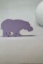 Purple Hippopotamus Cabinet Handle - Modern, Stylish and Durable Furniture Handle for Children's Room, Kitchen and Bathroom - 3