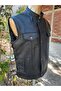 Genuine Leather Jumbo Biker Leather Vest - 4