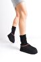 Women's Egel Black Suede Flat Sole Women's Shoes - Ankle Boots