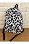 Cow Pattern Printed School Backpack - 5