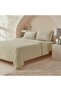 White Collection 120 Thread Count 100% Cotton Percale Double Duvet Cover Set Beige