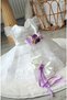 Baby Girl Purple Floral Mevlüt Set - 3