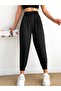 Women's Black Carrot Cut Trousers - 6