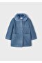 Girl's Fur Collar Boucle Coat 4409 - 4