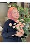 Combed Cotton Shawl -dark blue - 2
