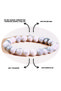 Natural Stone Bracelet - Certified Hand Work - Howlite - Mental and Emotional Balance Bracelet - 4