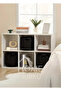Jute 3-Piece Hand-Woven Cute Straw Square Basket Organizer Box Home Office Room Hotel Storage Accessory - 2