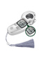 Al-Fajia Digital Counter with Light and Sound for Reciting Azan, Slideable, Tesbih Zikirmatik Silver