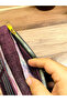 Genuine Leather Handmade Zippered Clutch Bag Portfolio Wallet - 4
