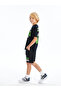 Minecraft Printed Boys' Shorts with Elastic Waist