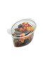 Plastic Leakproof Sauce Container 80 Cc Meat Water Storage Sauce Container 100 Pcs