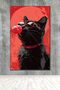 RED CAT MODERN KANVAS DUVAR DEKORU