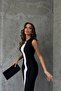 Women's Striped Sleeveless Summer Dress - 2