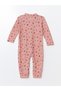Lcw Baby Printed Crew Neck Long Sleeve Floral Baby Girl Romper (W4) - 2