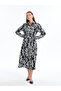 Floral Long Sleeve Women's Shirt Dress - 2