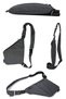 Unisex Crossbody Bag Chest Bag with Phone Compartment Slim Single Arm Shoulder Bag Daily Bodybag - 7